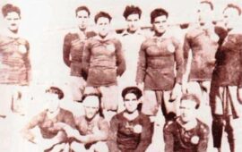 La prima maglia rossoblù del Cagliari