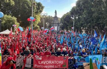 La manifestazione di Cagliari