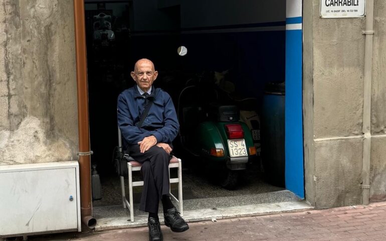 Renato Piras e la sua officina