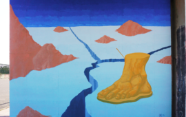 murale galleria del sale a cagliari