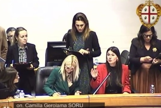 Camilla Soru in consiglio regionale