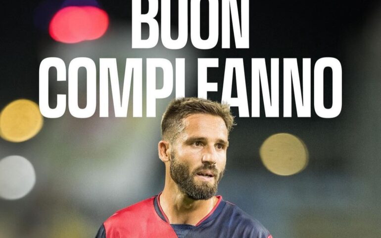 “Tanti auguri, Capitan Pavo”: il Cagliari Calcio festeggia i 36 anni di Pavoletti
