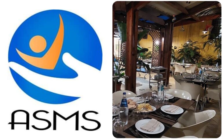 Il logo dell'ASMS e il Flora