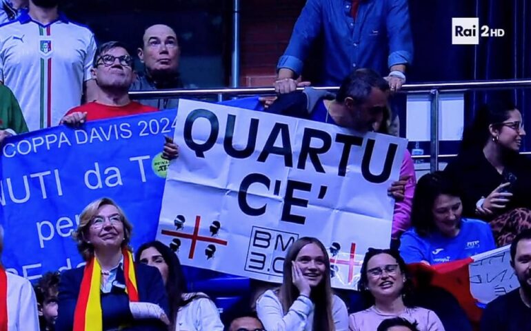 Tifosi sardi in tribuna a Malaga per la Coppa Davis