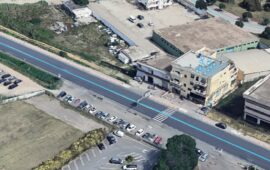 Un tratto di viale Marconi