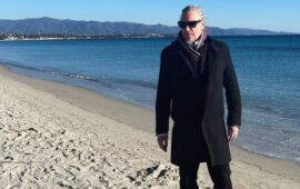 Mauro Repetto a Cagliari, al Poetto