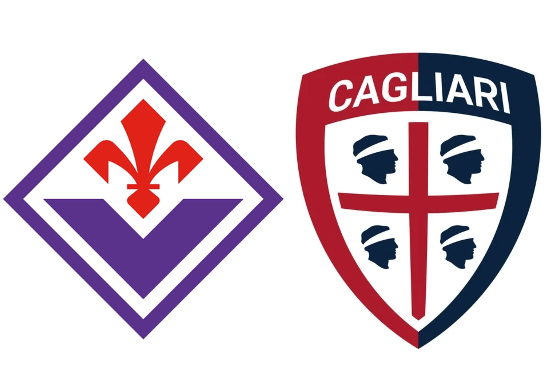 stemmi di fiorentina e cagliari