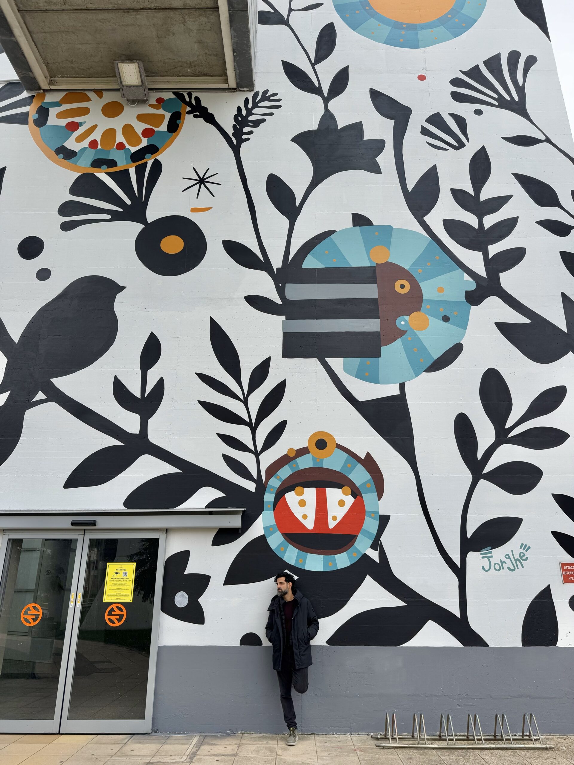 Il nuovo murale di Giorgio Casu
