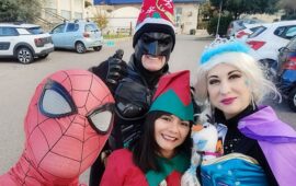 Supereroi in corsia: un Natale speciale per i piccoli pazienti del Microcitemico di Cagliari