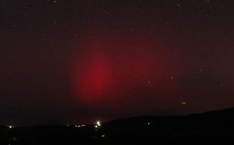 aurora boreale a sennori