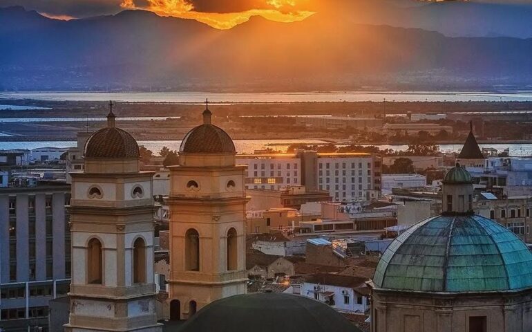 cagliari, bastione santa croce
