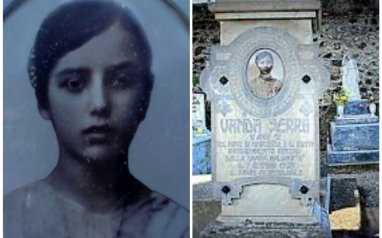 La lapide di Vanda Serra