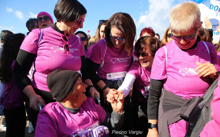 Tzia Zaira Satta alla Solo Women Run ( PH Pierino Vargiu)