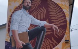 Il murale di Mauro Patta a Seulo: "Il Laureato"