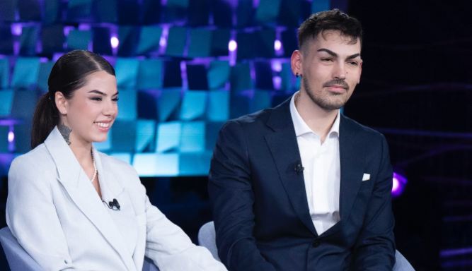 Andrea Bellini e Chiara Balistreri