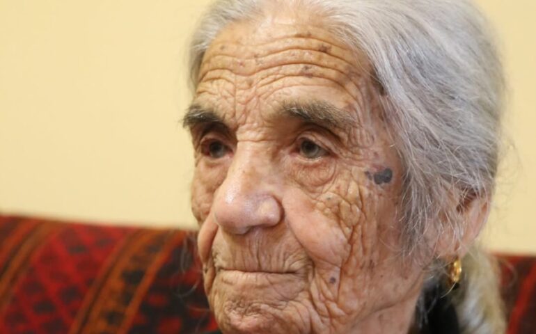 Tzia Pierina Pitzalis oggi festeggia 109 anni: è la seconda donna più longeva della Sardegna (Foto Pierino Vargiu)