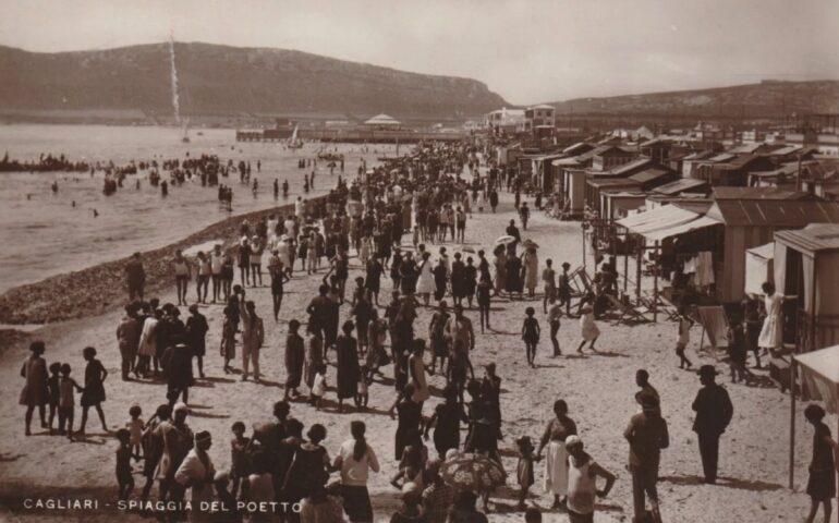 Il Poetto nel 1930