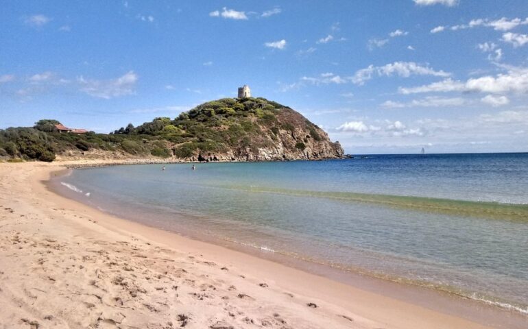 La spiaggia de Sa Colonia a Chia