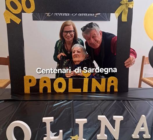 Tzia Paolina Arceri di Santadi con Pierino Vargiu e Angela Mereu