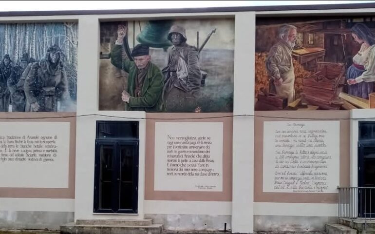 Il murale di Pina Monne