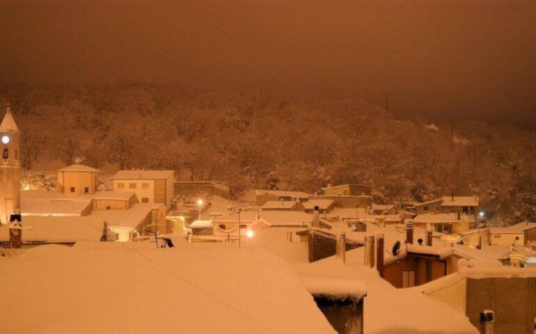Fonni sotto la neve