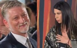 Geppi Cucciari ai David di Donatello ironizza: “Ministro Giuli, lei è come i Black Sabbath… al contrario migliora”