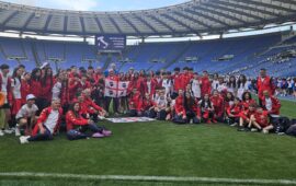 Tornano i Giochi della Gioventù: la Sardegna vince la gara della staffetta allo Stadio Olimpico