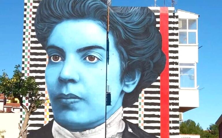 Murale Grazia Deledda
