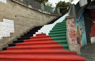 Orgosolo murale Palestina libera