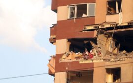 I bombardamenti israeliani in Iran (Foto Agi)