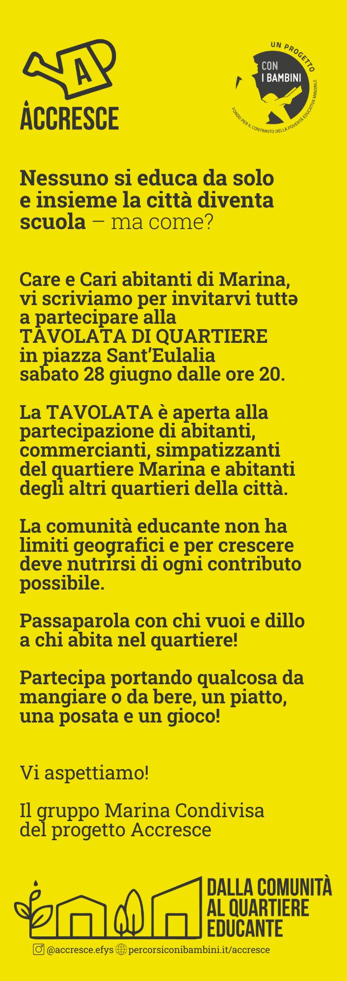 marina cena di quartiere