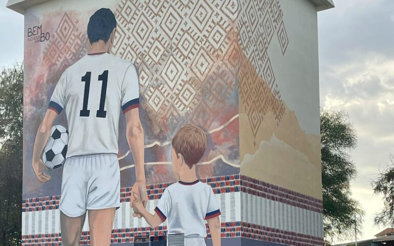 Murale Gigi Riva, PH Nicholas Bembo FB