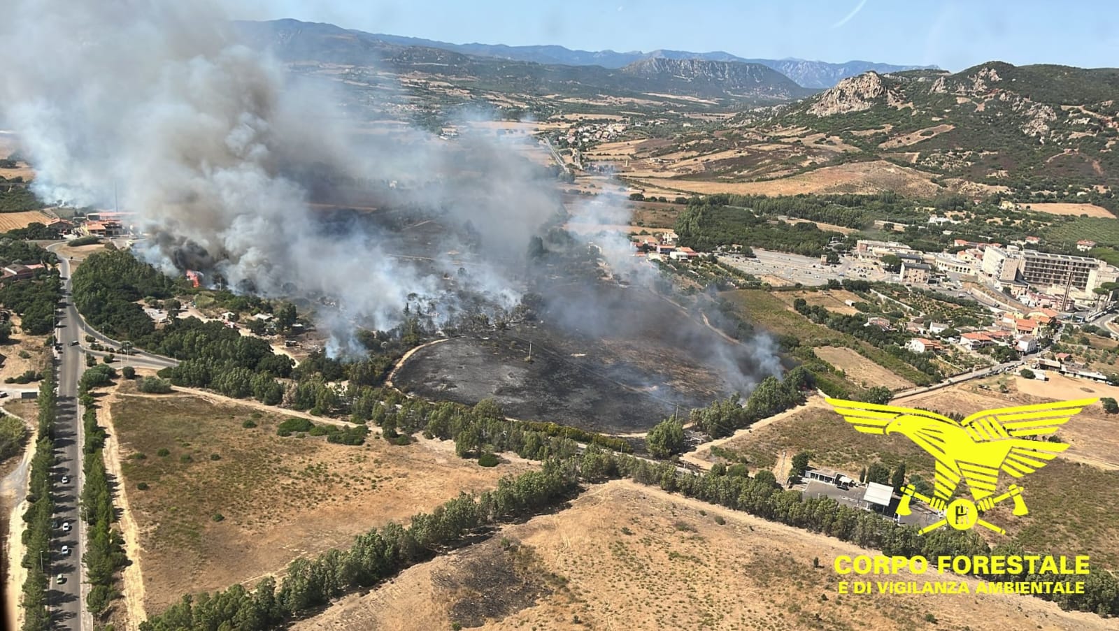incendio in sardegna