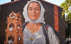 “Il Dono”. A Bono il nuovo murale di Mauro Patta racconta un’antica promessa: sapete quale?