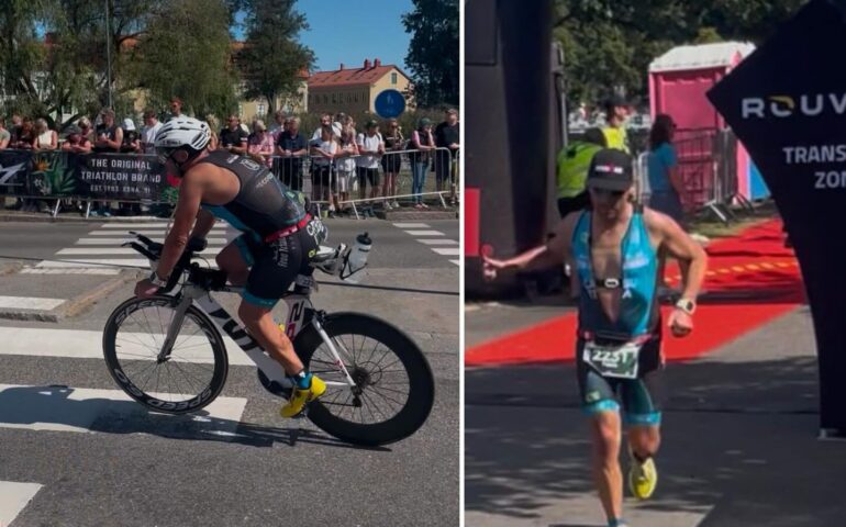 Grande impresa sportiva per il barista sassarese Fabio Casu: completato l’Ironman di Kalmar in 11h 37’