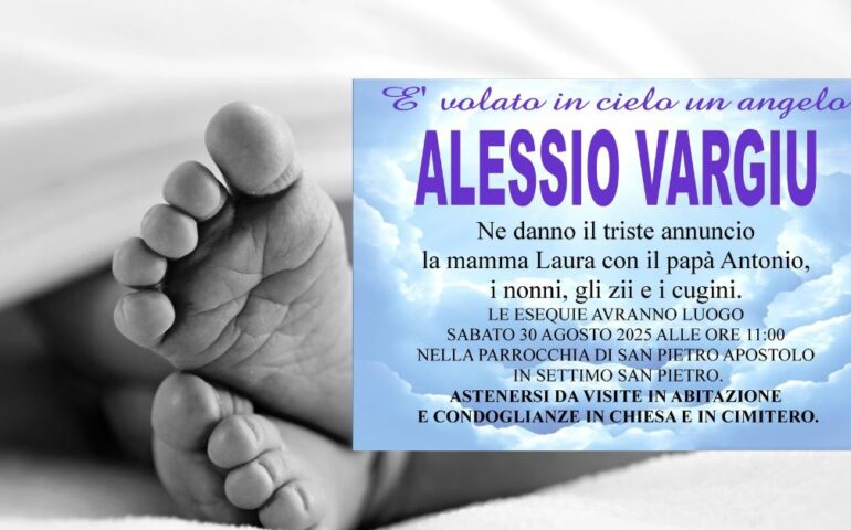morte alessio vargiu