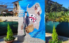 Il monumento che si trova a SIniscola