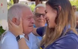 La medaglia d’oro di Alessia Orro torna a casa: tra le braccia di nonno Peppino nella sua Narbolia