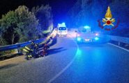 Giovane precipita in un dirupo sulla SS127: salvato dai Vigili del Fuoco