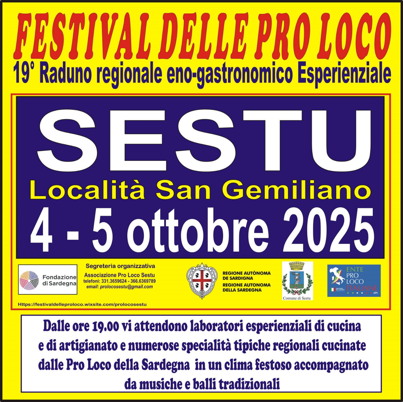 festival pro loco sestu