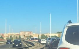 asse mediano incidente