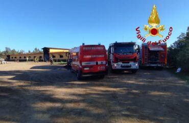 incendio maneggio arborea