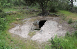 Una delle domus de janas di Monte Siseri a Putifigari