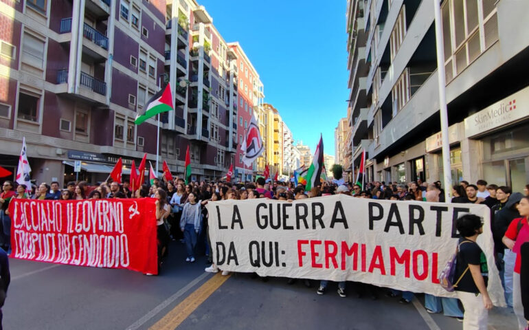 La manifestazione di Cagliari