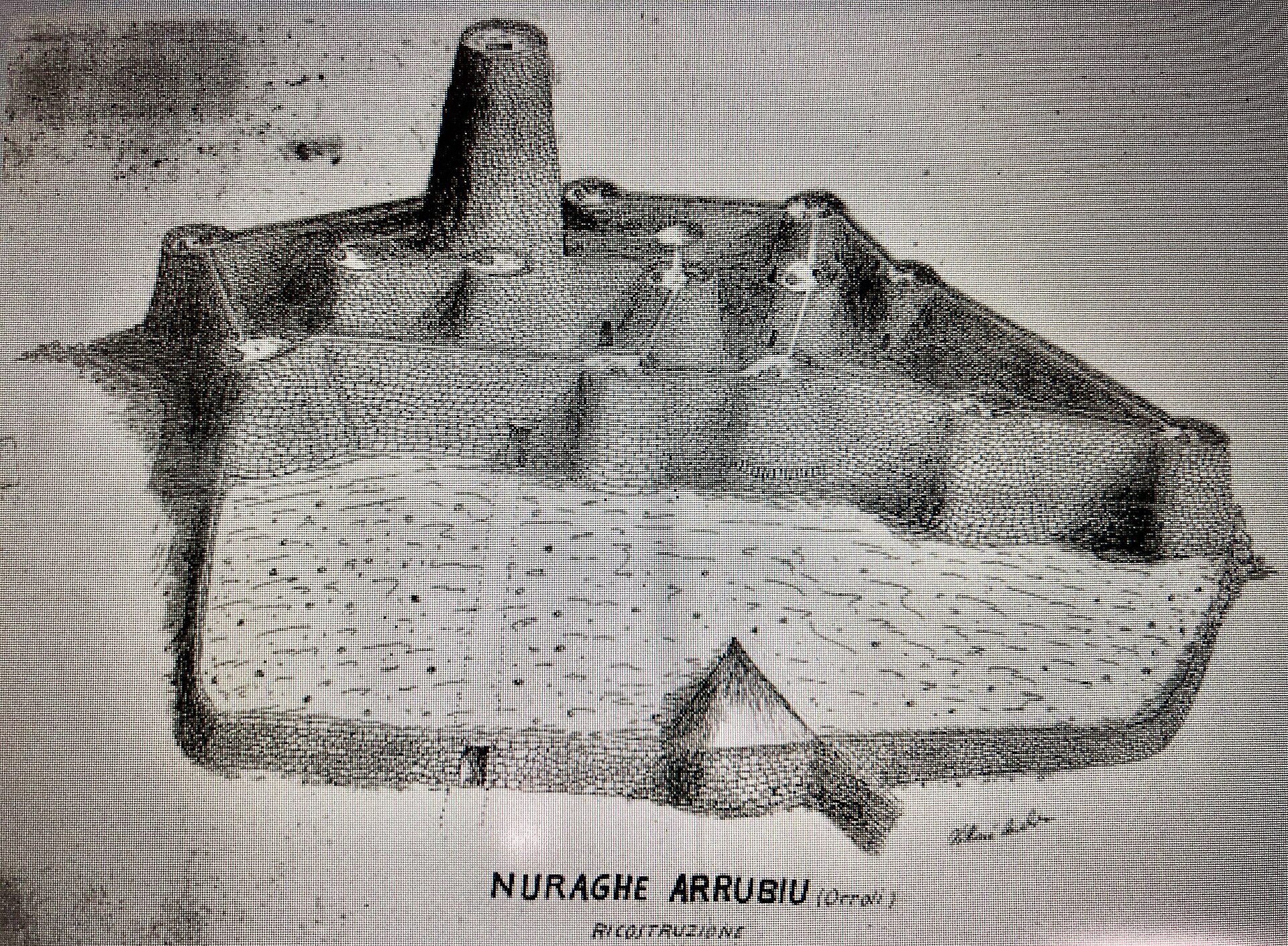 Ricostruzione del Nuraghe Arrubiu (Foto Wikipedia)