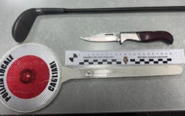 Cagliari, fermati con un coltello e una mazza da golf in auto: denunciati due uomini
