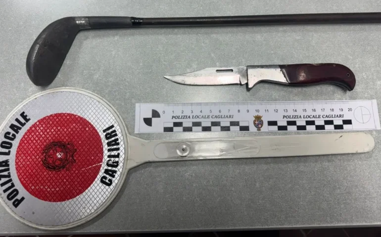 Oggetti sequestrati pH Polizia Locale Cagliari