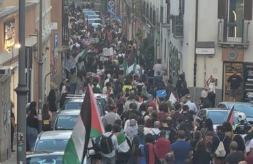 Manifestazione pro Palestina Cagliari