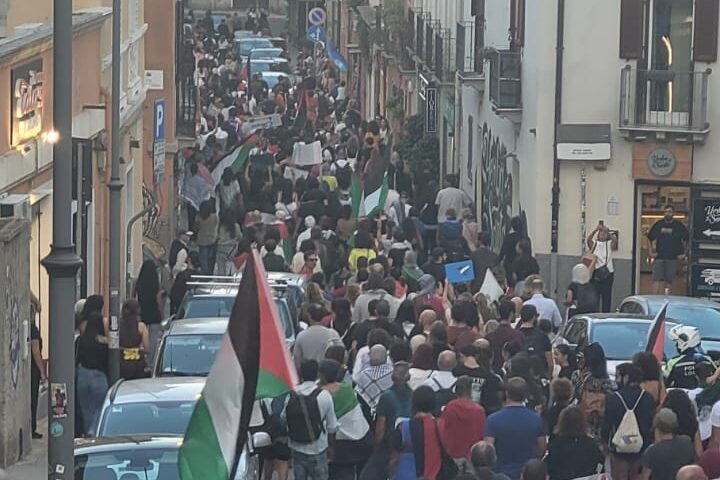 Manifestazione pro Palestina Cagliari