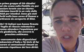 Flotilla per Gaza: liberati 26 italiani, tra loro anche Emanuela Pala, giornalista sarda